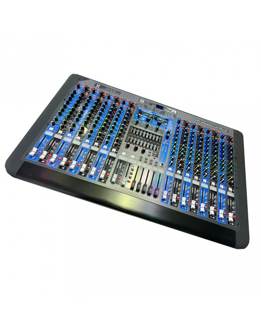Mezcladora Stereo 16ch BLUETOOTH USB EFECTOS KMX S16U