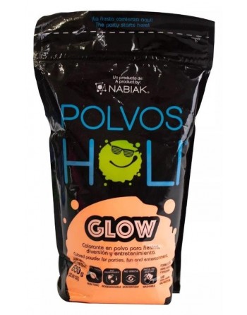 Polvos Holi Glow Naranja...