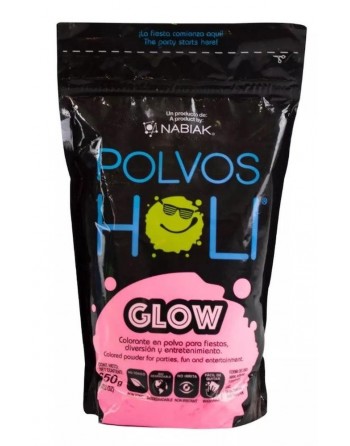 Polvos Holi Glow Rosa...