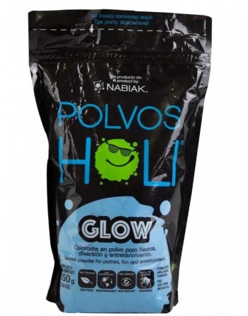 Polvos Holi Glow Azul...