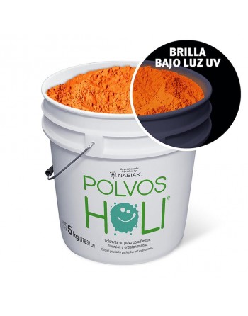 Cubeta De 5 Kg Polvos Holi...