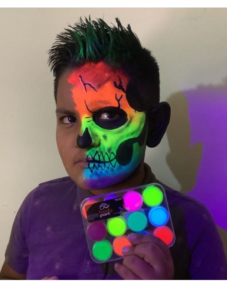 MAQUILLAJE PROFESIONAL BODY ONE NEON PAINT INDIVIDUAL N...