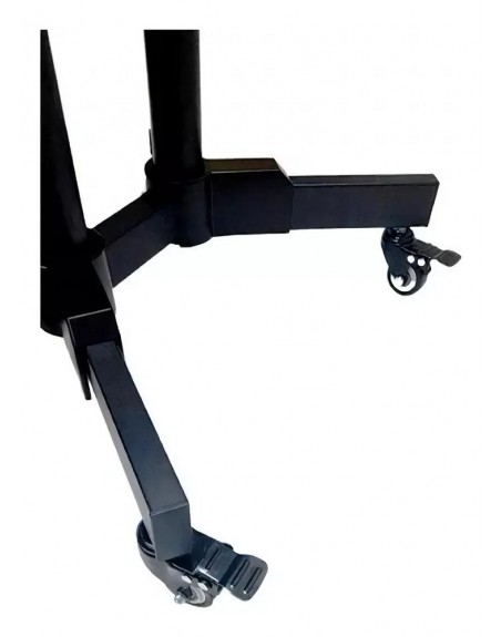Soporte De Piso Para Pantalla con repisas Uso Rudo 32" - 65"