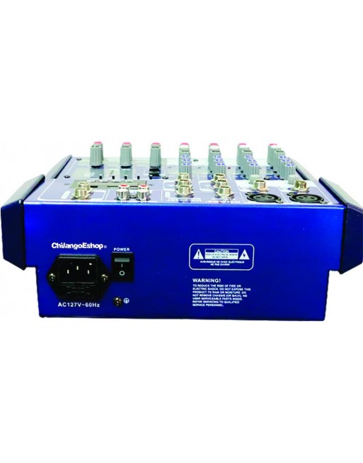 OFERTA Mezcladora ROMMS 6 CH USB SD BLUETOOTH
