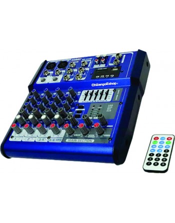 OFERTA Mezcladora ROMMS 6 CH USB SD BLUETOOTH