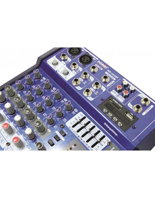 OFERTA Mezcladora ROMMS 6 CH USB SD BLUETOOTH