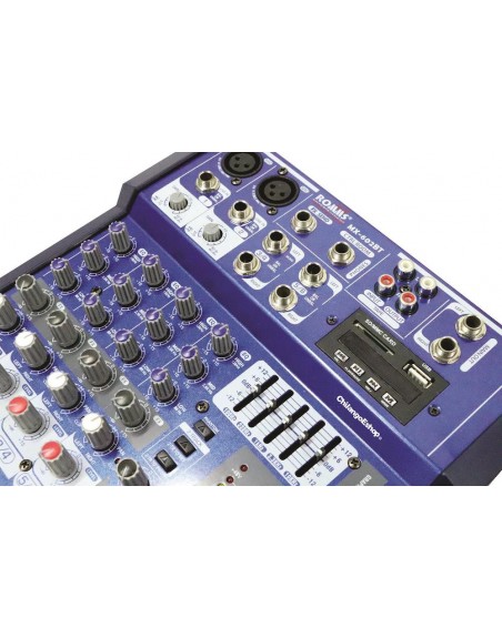 OFERTA Mezcladora ROMMS 6 CH USB SD BLUETOOTH