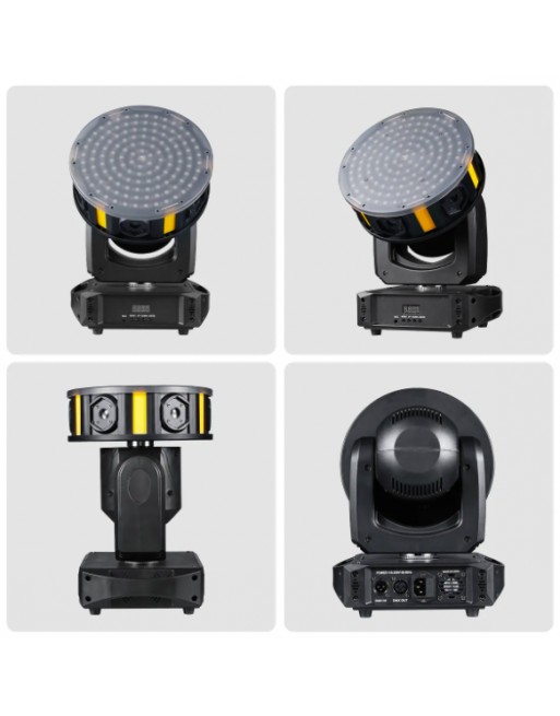 Luz Disco Cyclone Space laser RGB, Led gold & wash