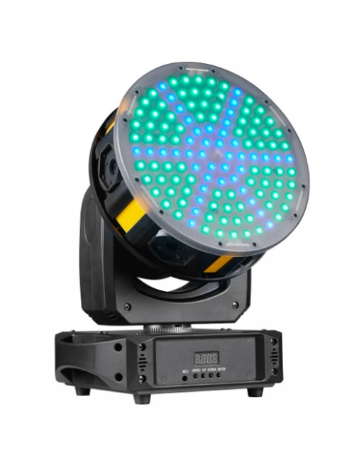 Luz Disco Cyclone Space laser RGB, Led gold & wash