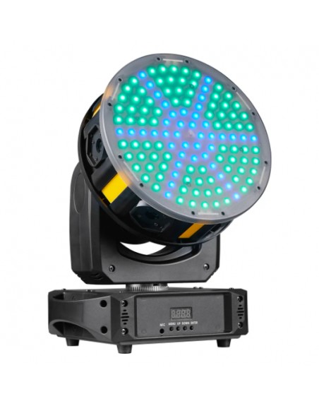 Luz Disco Cyclone Space laser RGB, Led gold & wash
