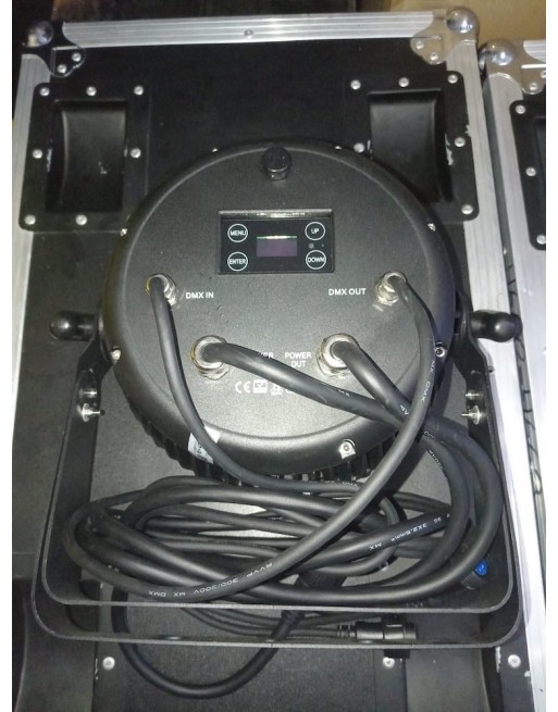 Case 4 Cañones ParLed Ip65 Exteriores 18x15 RGBA 4en1