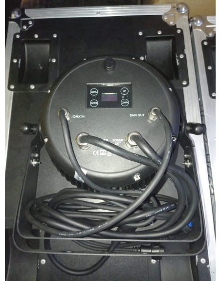 Case 4 Cañones ParLed Ip65 Exteriores 18x15 RGBA 4en1