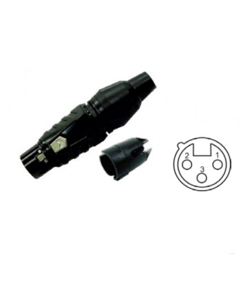 Jack tipo XLR 3 puntas con...