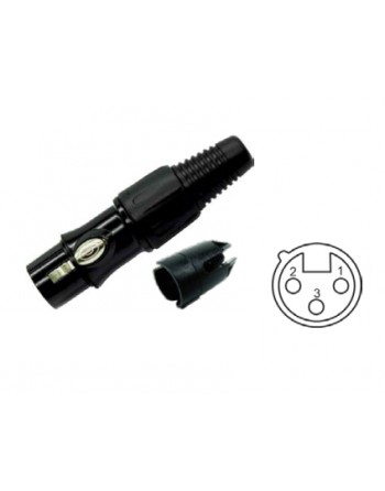 Jack tipo XLR 3 puntas con...