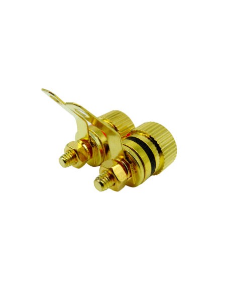 Banana o Poste Metalico dorado para Chasis Negro y Rojo
