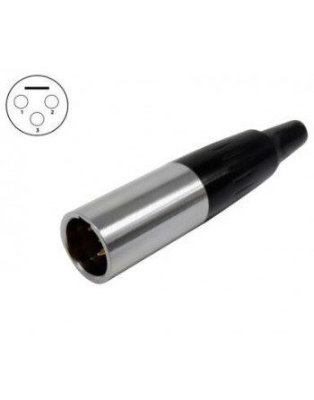 Plug Mini XLR 3 Puntas con...
