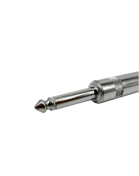Plug 6.3mm Monoaural con resorte protector reforzado Metálico Baquelita