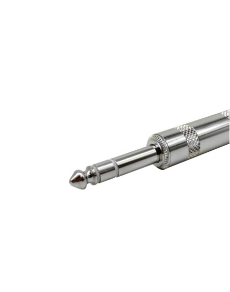Plug 6.3mm Estéreo Baquelita Metálico con resorte protector