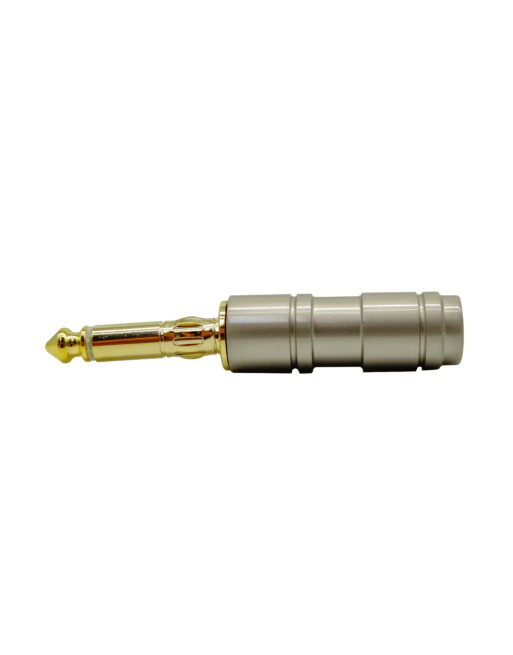 Plug 6.3mm monoaural baquelita Metálico Dorado