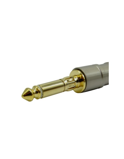 Plug 6.3mm monoaural baquelita Metálico Dorado