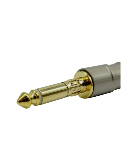 Plug 6.3mm monoaural baquelita Metálico Dorado