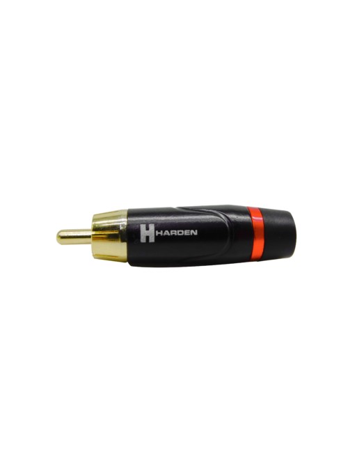 Conector Plug (Macho) RCA Metálico Rojo