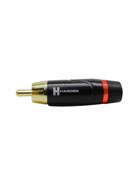 Conector Plug (Macho) RCA Metálico Rojo