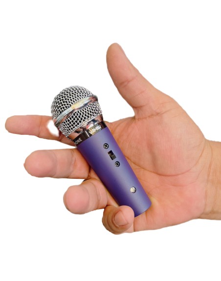 Mini Microfono Dinamico Morado VAMAV LM-33D