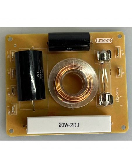 Crossover pasivo profesional 6-8 ohms 1 bajo 2 agudos