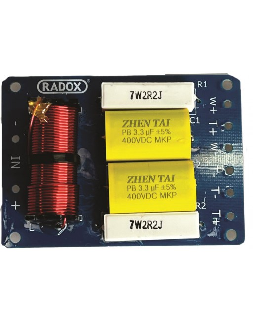 Crossover pasivo profesional 6-8 ohms 300w 1 bajo 2 agudos