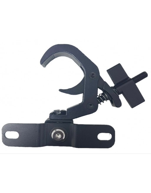 Hamburguesa Aluminio 2" Negro Base Fastclamp Abatible FST200