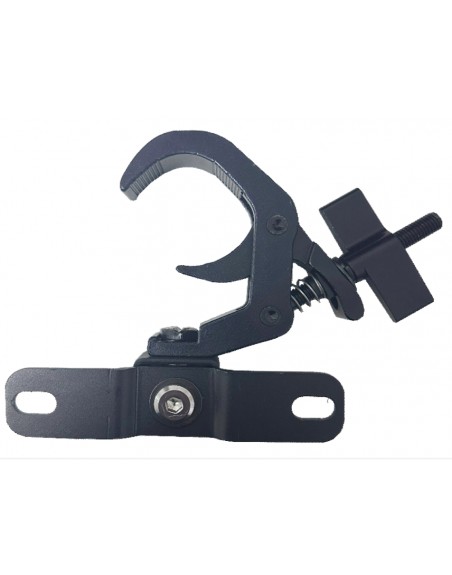 Hamburguesa Aluminio 2" Negro Base Fastclamp Abatible FST200