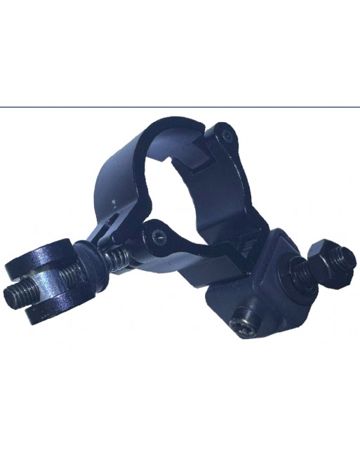 Hamburguesa Aluminio 2" Negro Base Fastclamp abatible FST500