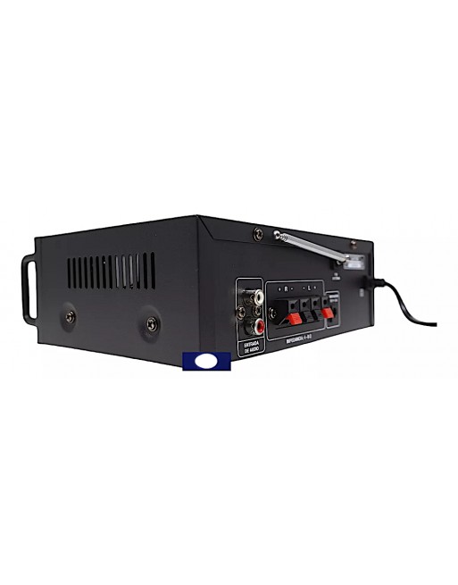 Amplificador De Perifoneo 2 Canales Bluetooth Usb Sd Fm 010-702