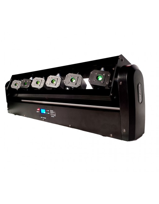 Luz Disco Barra Movil laser RGB 6w Alta Gama