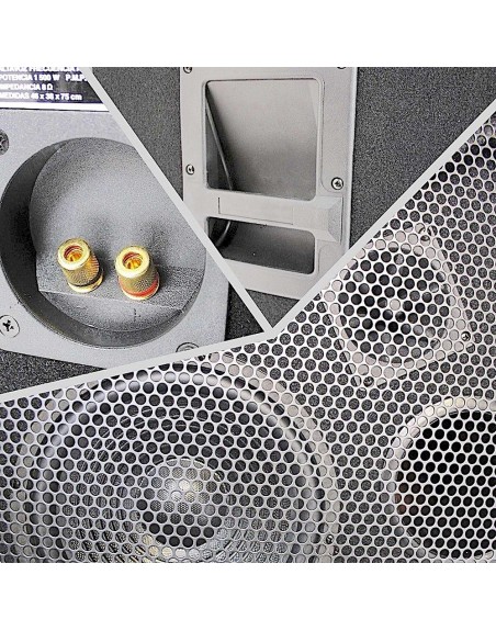 BAFLE BOCINA 15 Pulgadas PASIVO 8 Ohms 3 Vias MEGAPOWER PRO