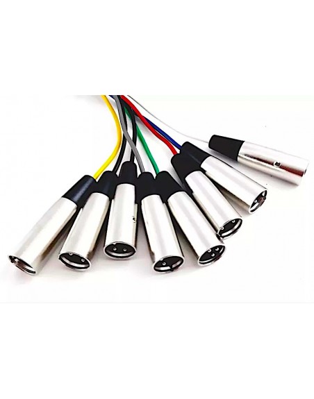 Extension Medusa sub Snake 5 Metros 8 Canales XLR