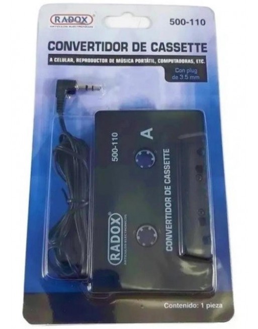 Cassette Adaptador 3.5mm Estereo Universal