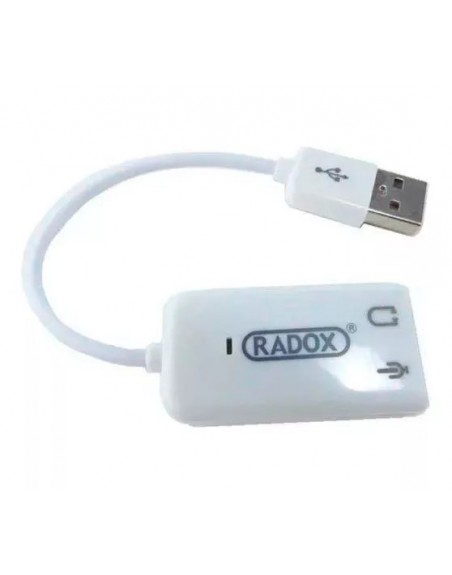 Tarjeta De Sonido Externa De Audio Usb Con Cable