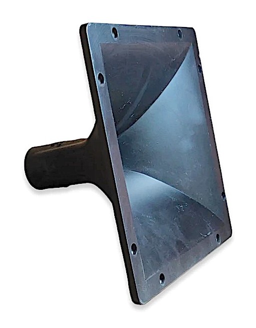 Difusor trompeta rectangular de rosca para driver