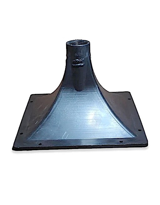 Difusor trompeta rectangular de rosca para driver