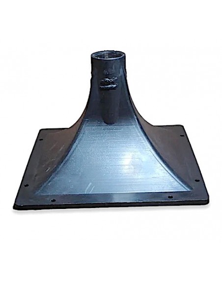 Difusor trompeta rectangular de rosca para driver