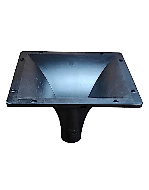 Difusor trompeta rectangular de rosca para driver