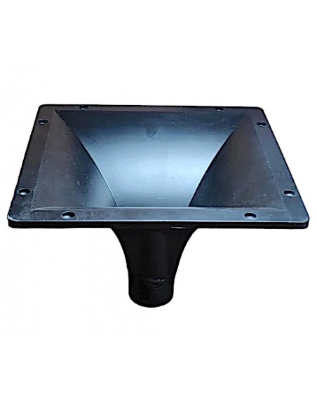 Difusor trompeta rectangular de rosca para driver