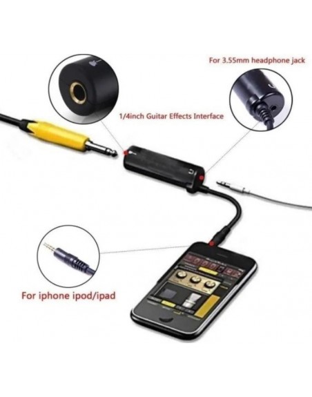Interfaz Guitarra Bajo Android IOS Amplitube iRiG