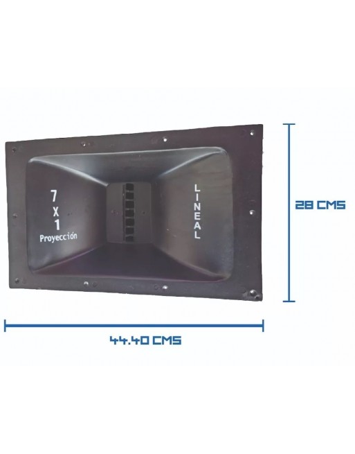 Difusor trompeta de proyeccio Tipo JBF DRM-009
