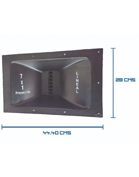 Difusor trompeta de proyeccio Tipo JBF DRM-009