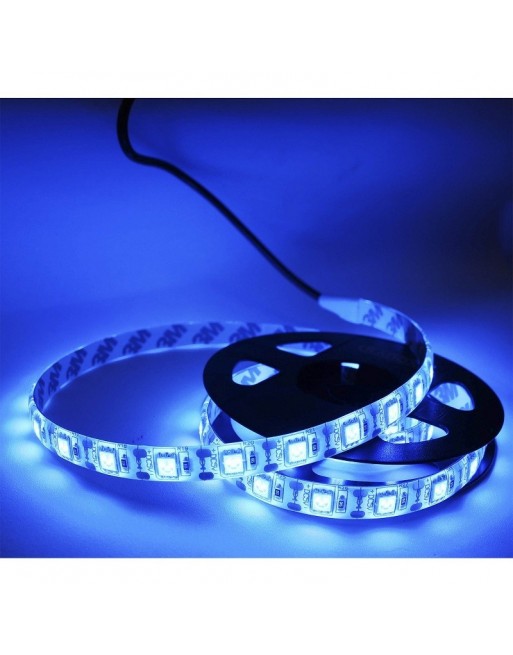 TIRA LED 5050 RGB USB AZUL