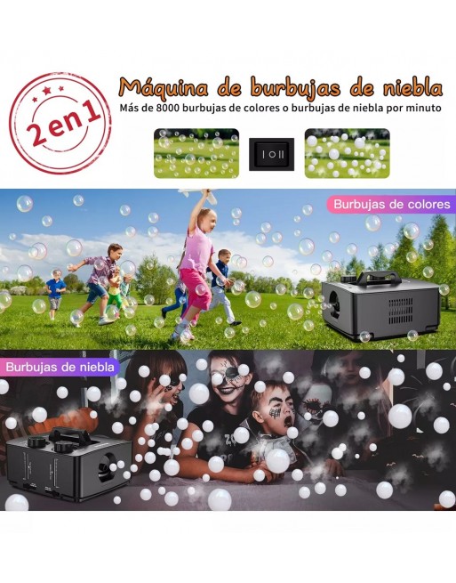 Maquina Petit de Burbujas De Niebla, Generador de Burbujas de Humo