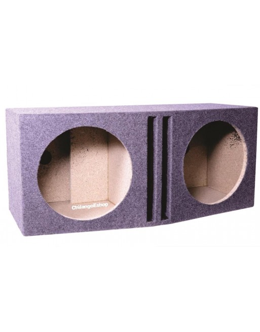 Cajon Bafle Porteado Gris Doble 12 Pulgadas